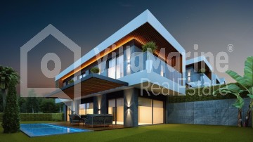SMART HOME SYSTEM 4+1 DETACHED VILLA WITH PRIVATE POOL...