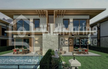 NEW 4+1 DUPLEX VILLA WITH PRIVATE POOL IN SHOPPING MALL AREA..
