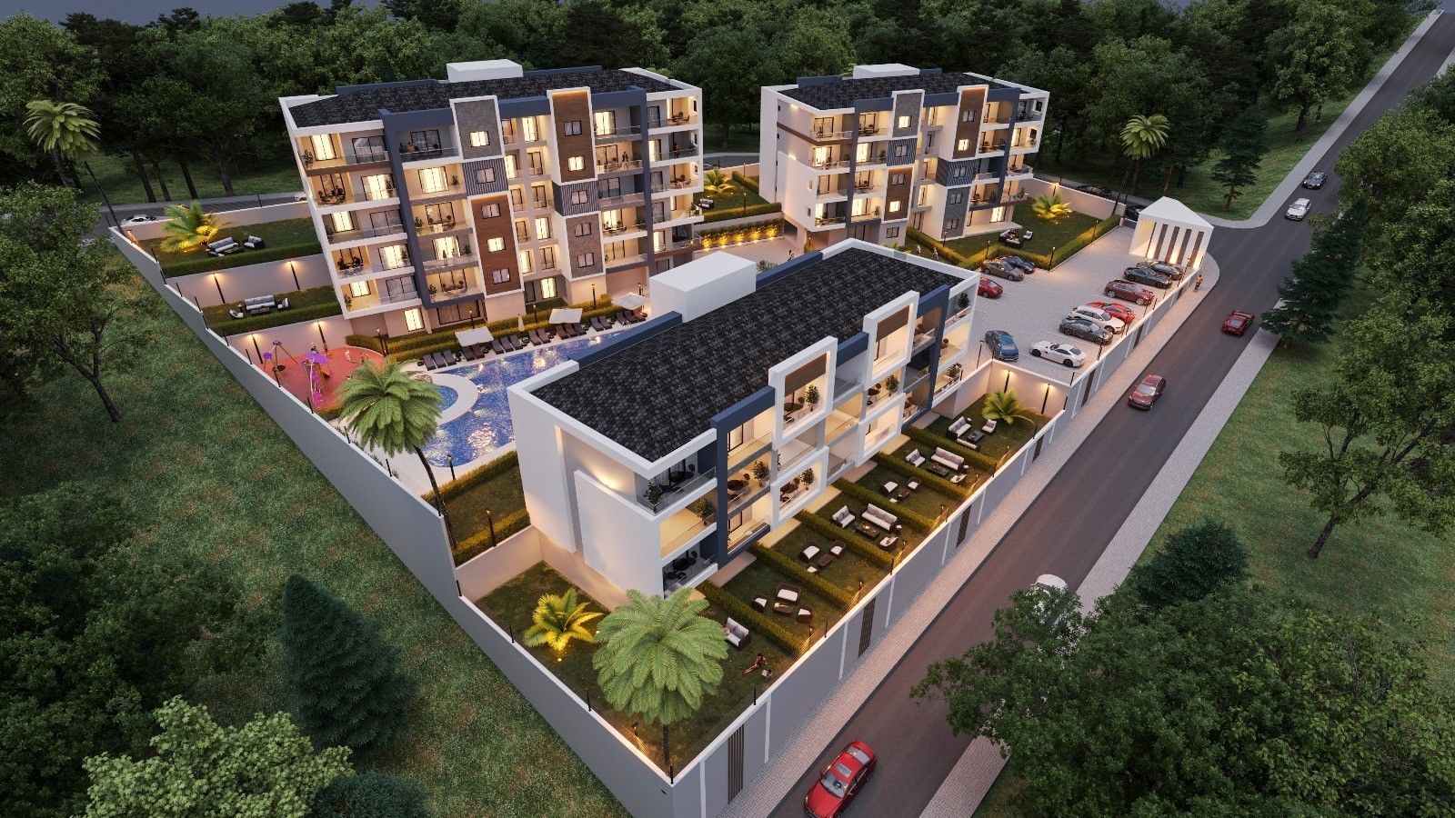 2+1 3+1 VE DUBLEX SEÇENEKLİ LUX DAİRE PROJESİ...