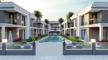 Davutlar'da Havuzlu Sitede İkiz Lüks Villalar