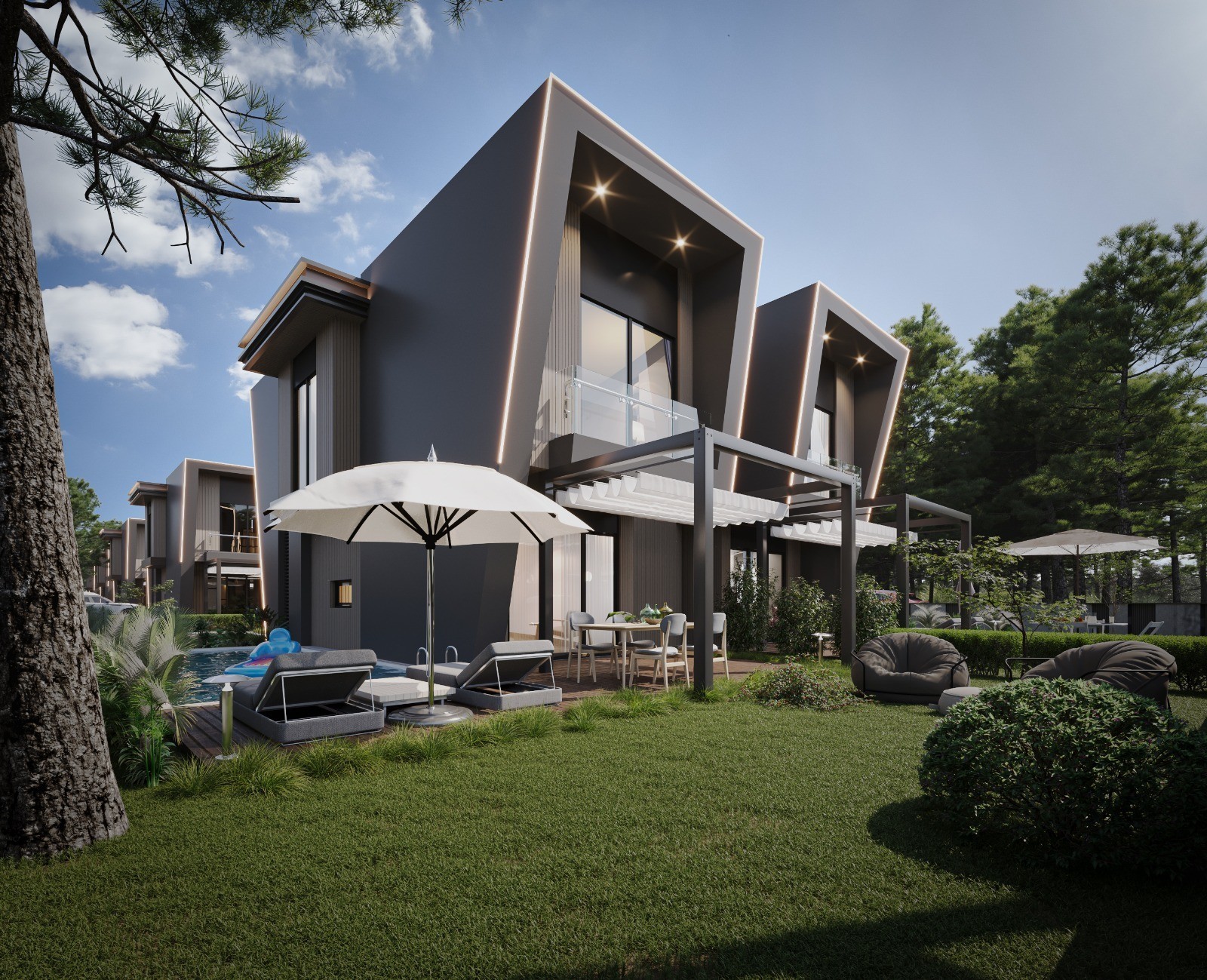 Sahil Sitelerinde Denize 600 Metre Villalar