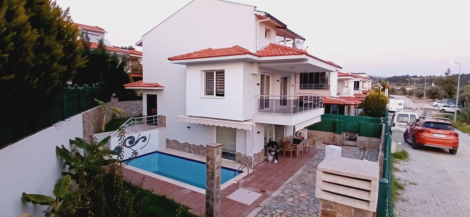 3+1 Triplex-Villa mit privatem Pool in Yavansu