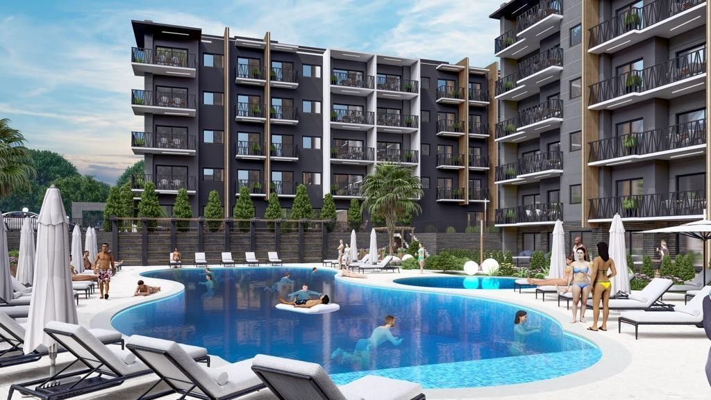 🏡 Havuzlu Sitede Sıfır 1+1, 2+1 ve 3+1 Daireler
