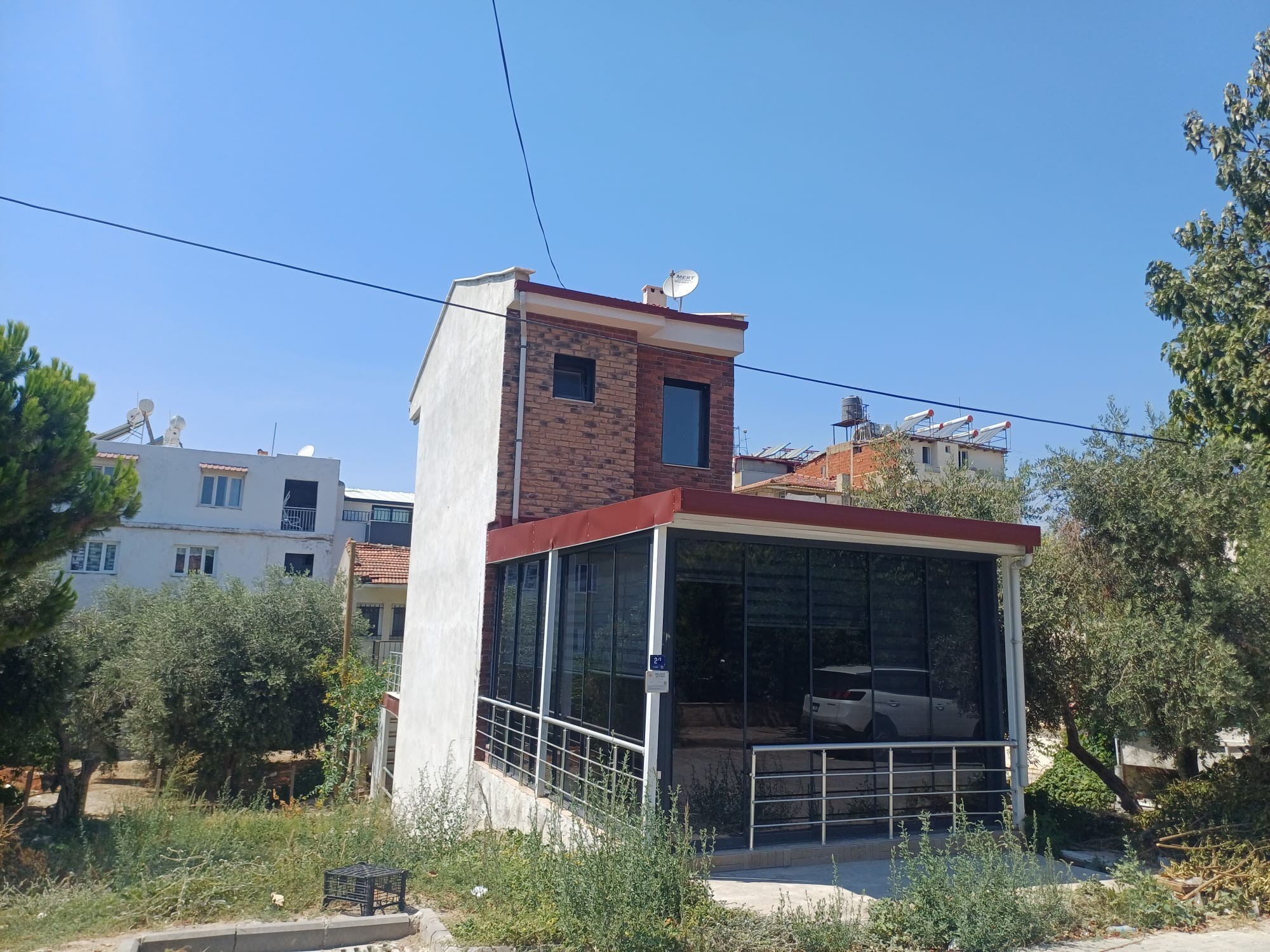 The only detached 1+1 furnished villa for rent in Kadınlar Denizi